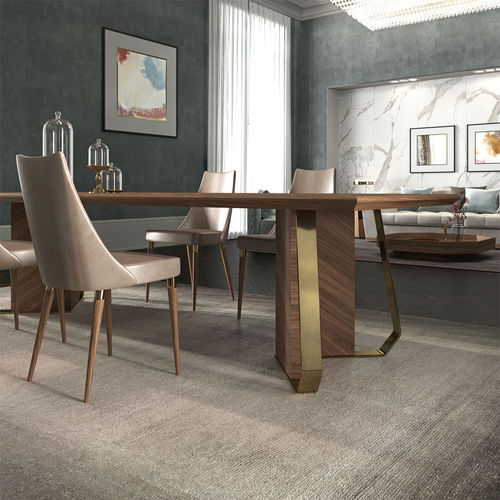 Cadeira de sala de jantar contemporânea - Paris - Scandal Home Couture - para ambiente interno / em couro / estofada