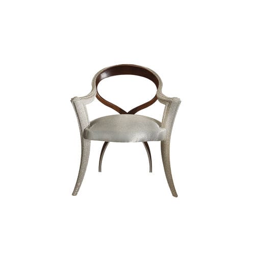 Cadeira de estilo - Opus - Sergio Villa Mobilitaly - para ambiente interno / em tecido / em couro