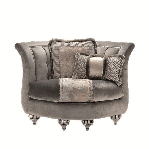 Poltrona contemporânea - First Lady  - Siwa Soft Style Home - em tecido / em madeira maciça / com almofada removível