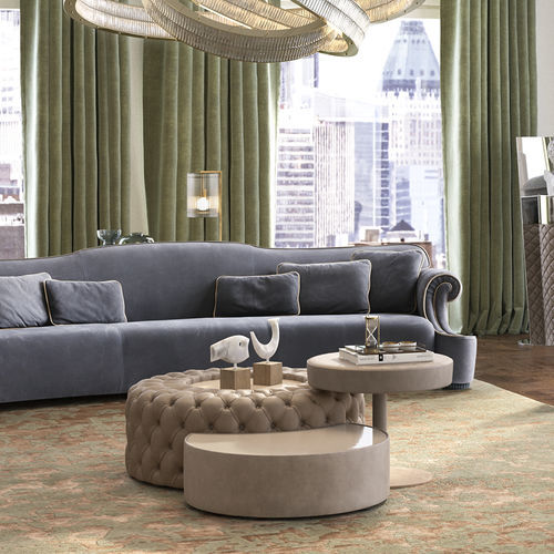 Mesa de centro Chesterfield - Orion  - Siwa Soft Style Home - em couro / em tecido / com base em couro