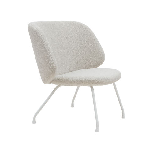 Poltrona contemporânea - EVY - SOFTLINE - em tecido / com capa removível / cor personalizável