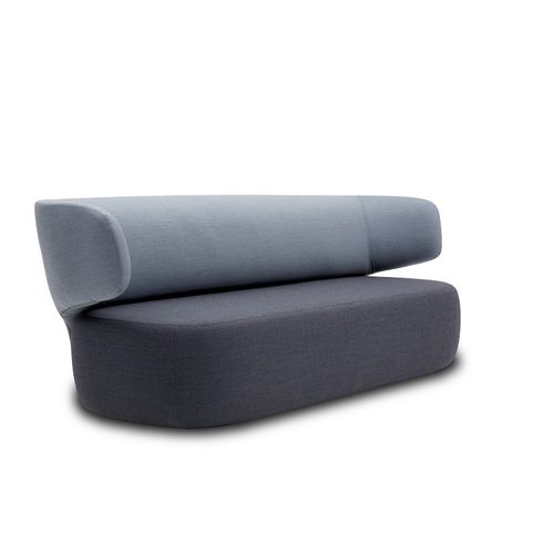 Sofá contemporâneo - BASEL - SOFTLINE - em tecido / com capa removível / com braços
