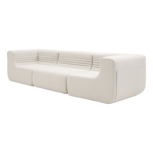 Sofá modular - LOFT - SOFTLINE - contemporâneo / para ambiente externo / em tecido