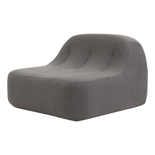 Poltrona baixa contemporânea - SAND - SOFTLINE - em tecido / com capa removível / cor personalizável