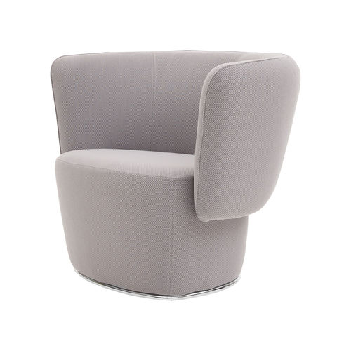 Poltrona contemporânea - VENICE - SOFTLINE - em tecido / com capa removível / cor personalizável