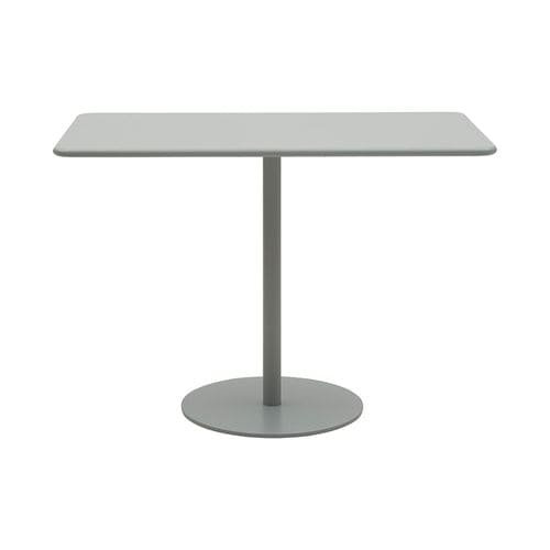 Mesa contemporânea - OPERA - SOFTLINE - em MDF / com base em aço / retangular