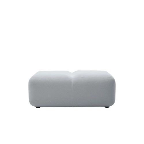 Puff contemporâneo - CHOCO - SOFTLINE - em tecido / quadrado / retangular