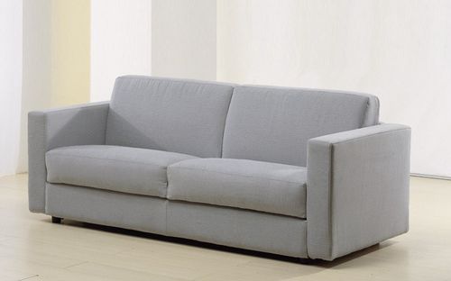 Sofá-cama - FACILE 1 - Sormani - contemporâneo / em tecido / cinza