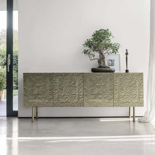 Buffet aparador contemporâneo - ARTEMIDE GLASS - Target Point - em vidro / laminado / com portas de abrir