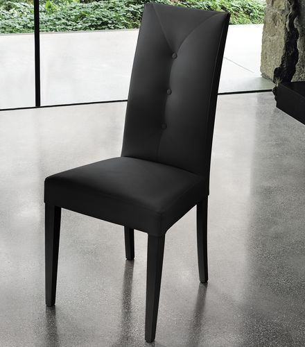 Cadeira de sala de jantar contemporânea - ZURIGO - Target Point - para ambiente interno / em tecido / com base em madeira laqueada