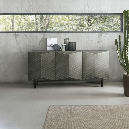 Buffet aparador contemporâneo - DALIA 180 - Target Point - metálico / laminado / em vidro