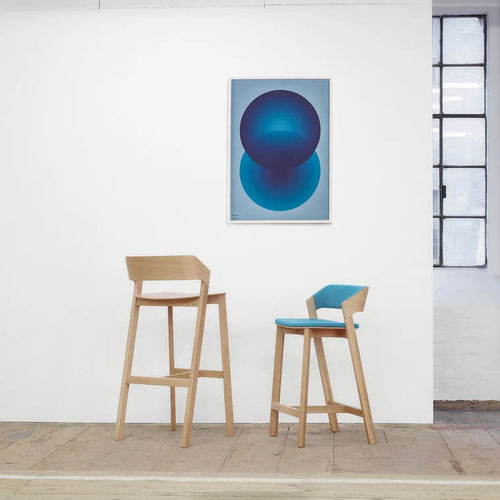 Cadeira alta contemporânea - Merano - TON a.s. - para ambiente interno / em compensado / em nogueira americana