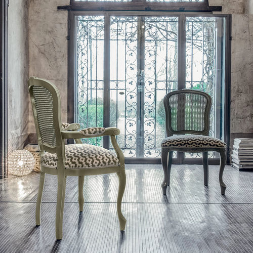 Cadeira de estilo Luís XV - PEGASO - Tonin Casa - para ambiente interno / em couro / em tecido