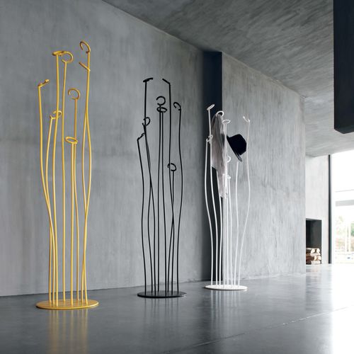 Cabideiro de piso - ALGA  - Tonin Casa - de design original / em metal pintado / branco