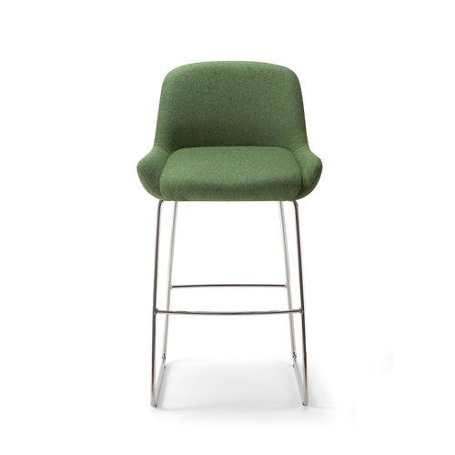 Cadeira alta contemporânea - KESY-07 115 - Torre - para ambiente interno / em tecido / estofada