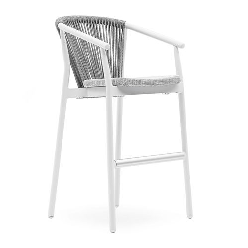 Cadeira alta contemporânea - SMART - Varaschin - para ambiente interno / para ambiente externo / em tecido sintético