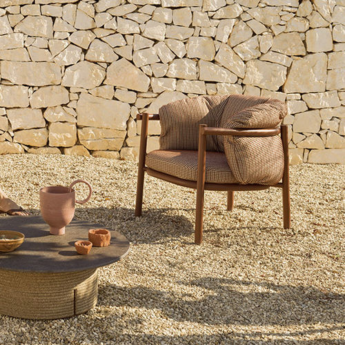 Poltrona contemporânea - ALLEGRA - Varaschin - em espuma / Trevira CS® / em alumínio