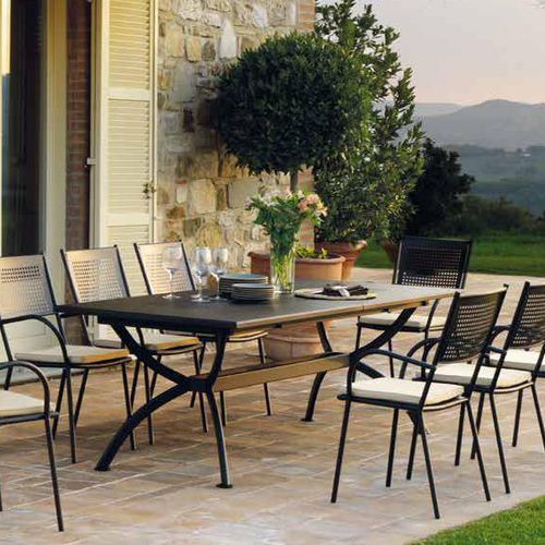 Mesa clássica - VA4300 - Vermobil - metálica / retangular / de jardim