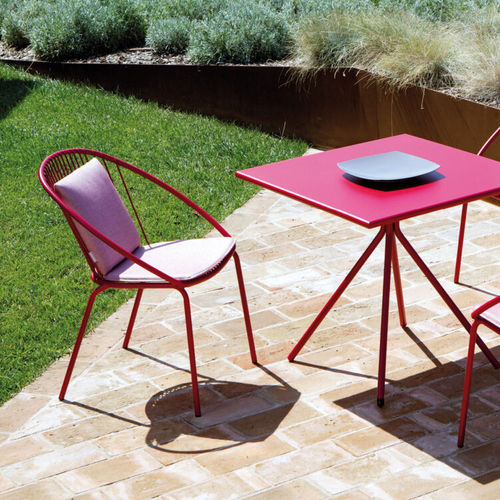 Cadeira contemporânea - ARIA - Vermobil - para ambiente externo / para ambiente interno / em alumínio
