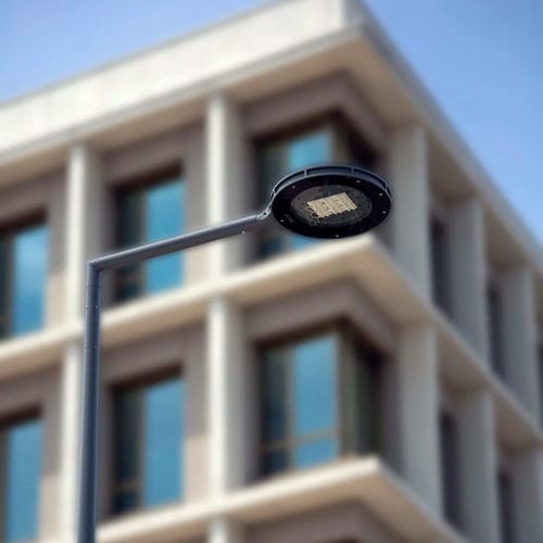 Poste de iluminação pública - TEO - Eclatec - contemporâneo / em alumínio / de LED