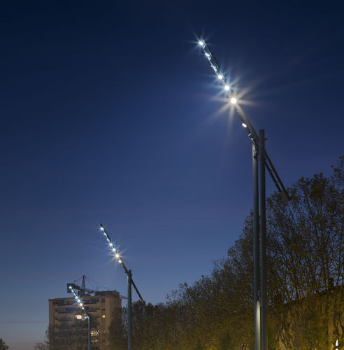 Poste de iluminação - BIPODE 15M - Valmont France - em aço / ajustável