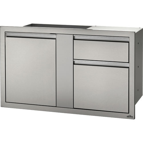 Módulo de cozinha de embutir - BI-4224-1D1W - Napoleon Gourmet Grills - de parede / com gavetas / para cozinha externa