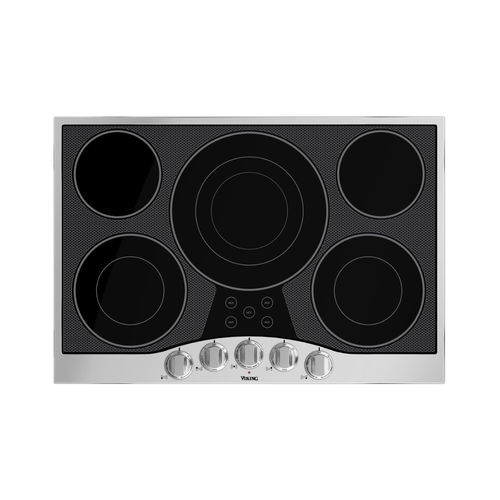 Cooktop vitrocerâmico - RVEC3305B - VIKING - elétrico / 5 bocas / de embutir