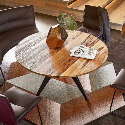 Mesa de jantar contemporânea - T1010 - Koinor - em carvalho / em madeira maciça / em faia