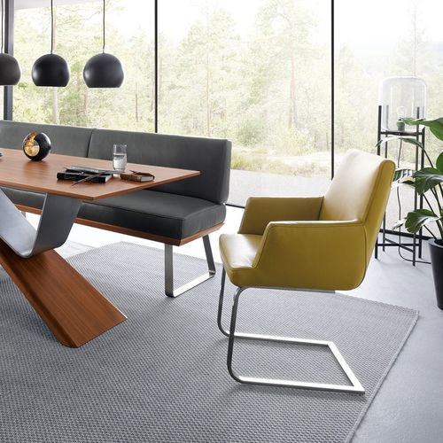 Cadeira de sala de jantar contemporânea - 1216 - Koinor - para ambiente interno / em tecido / em couro