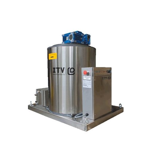 Máquina de picar gelo da linha comercial - SCALA 10T SPLIT - ITV Ice Makers, S.A. - em escamas