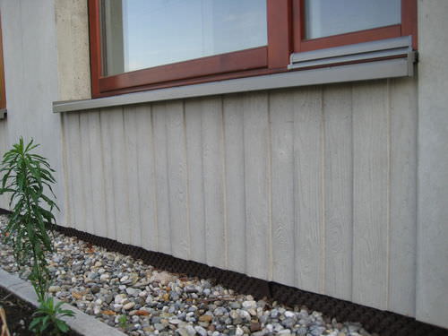 Molde de cofragem para fachada - MISSOURI - RECKLI GmbH - efeito de madeira / para concreto estampado