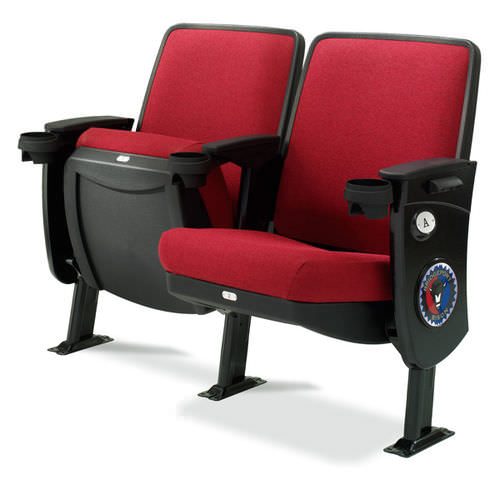 Poltrona de auditório contemporânea - 90.12.20.4 CITATION - Irwin Seating - em tecido / estofada / dobrável