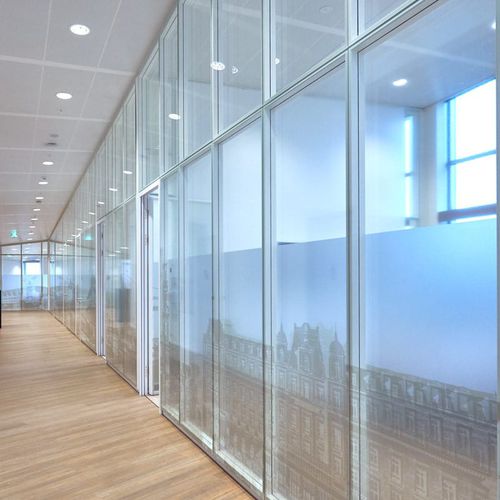 Divisória removível - STRING² - Maars - com vidro / para escritório / para sala de conferências