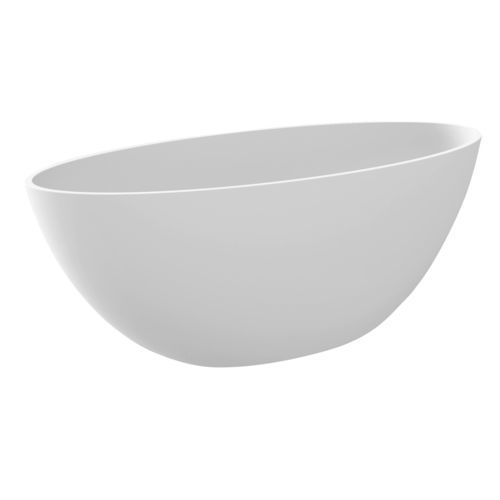 Banheira oval - CORMIER - Condor - freestanding / para residência / em Solid Surface