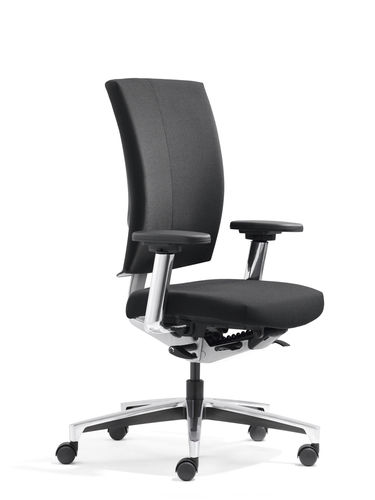 Cadeira de escritório contemporânea - CATO PLUS XS-XL - Klöber - em tecido / com rodízios / com base em estrela
