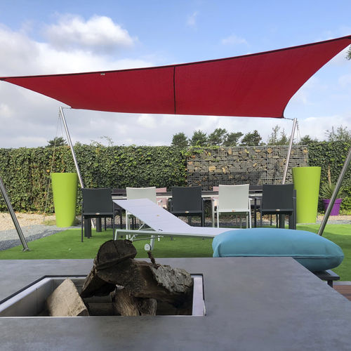 Toldo-vela impermeável - ABRIVOILE®  - Socotex - Abritez-vous chez nous - resistente a UV / sob medida / resistente ao vento