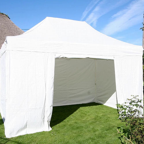Tenda para eventos quadrada - ABRIPRATIC® - Socotex - Abritez-vous chez nous - em PVC / de lona / em alumínio