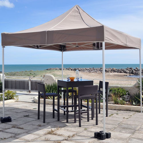 Gazebo em PVC - ABRIFACIL® - Socotex - Abritez-vous chez nous - com cobertura de lona / com estrutura de alumínio / da linha comercial