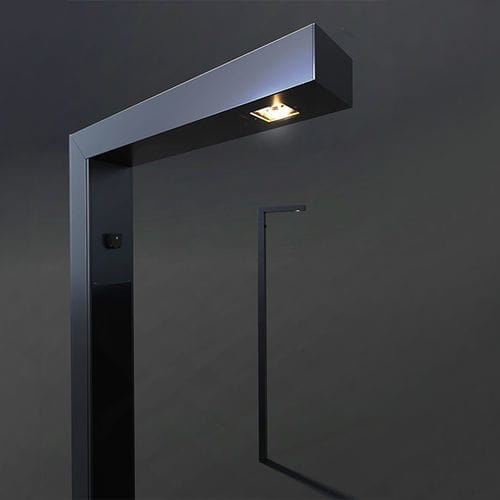 Poste de iluminação solar - INTI DESIGN - Technilum - para espaços públicos / contemporâneo / em alumínio