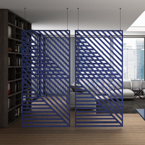 Divisória de ambiente metálica - SPACER - Ideatec Advanced Acoustic Solutions - em aço / em fibra de poliéster / para ambiente interno