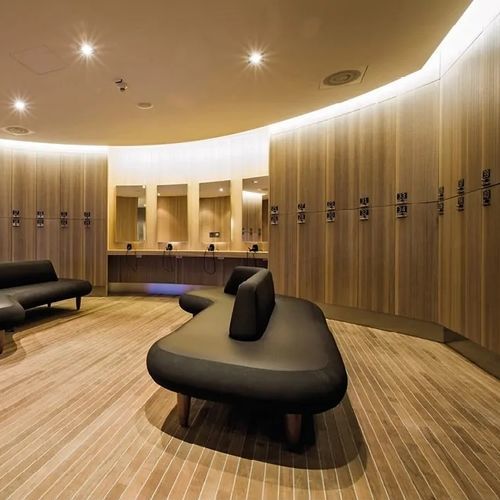 Armário de vestiário em laminado melamínico - ATELIER - Fit Interiors - para edifício de uso público / para instalações esportivas / da linha comercial