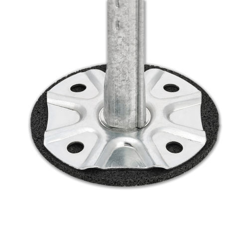 Pedestal para piso elevado em borracha - SOFT LAY - NEWFLOOR - em aço / acústico / para ambiente interno