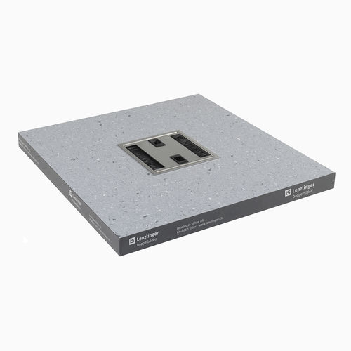 Caixa elétrica de embutir - Lenzlinger Access Floors - para tomada de corrente