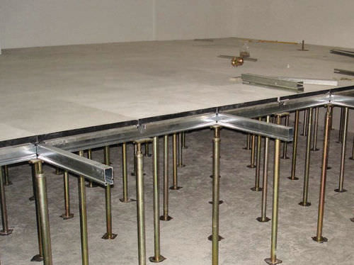 Piso elevado metálico - MERO-TSK - para ambiente interno / para sala limpa