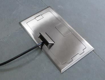 Caixa elétrica de embutir - R1X - FBS - Floor Box Systems - de piso / para tomada de corrente