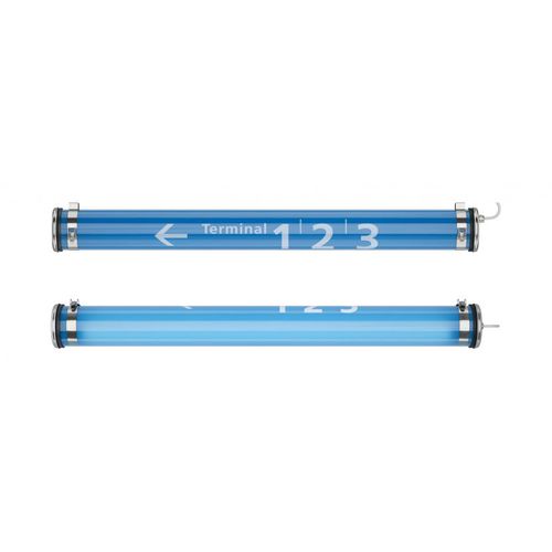 Iluminação de emergência de parede - MABUSE - Sammode - tubular / de LED / em policarbonato