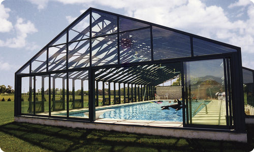 Varanda envidraçada em alumínio - Solar Innovations, Inc. - para piscina