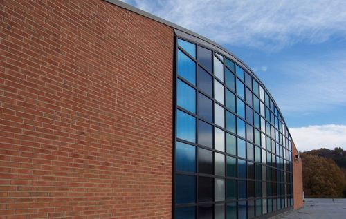 Fachada-cortina em painéis - CLERESTORY - Duo-Gard - em metal e vidro