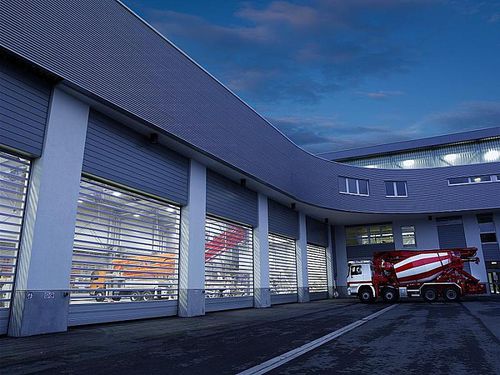 Porta industrial de enrolar - STT TURBO  - Angel Mir – Portes Bisbal - em aço / automática / para edifício de uso público