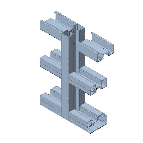 Perfil de porta em alumínio - CG451 - ARCH Aluminum & Glass Co., Inc. - com isolamento térmico